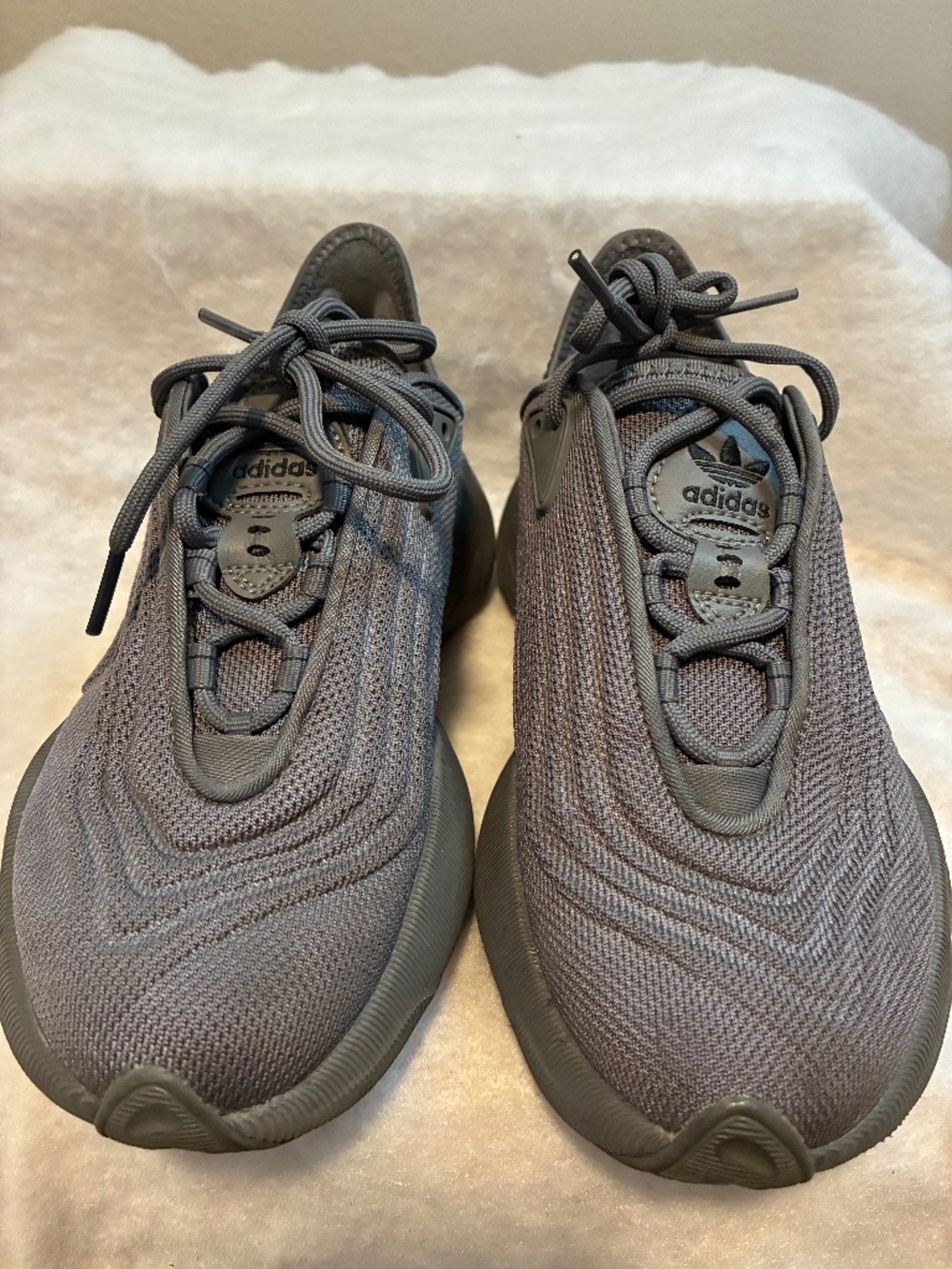 Adidas Originals adiFOM SLTN shoes in Gray. Men’s/Juniors size 4.EUC